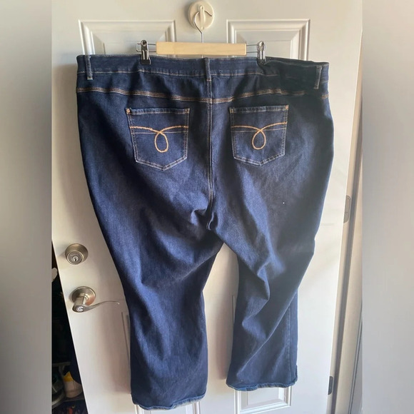 est 1946 Denim - Eat 1946 Denim Jeans Size 32W Bootcut Dark Denim Classic Stretch Americana